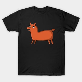 Derpy Llama Doodle T-Shirt